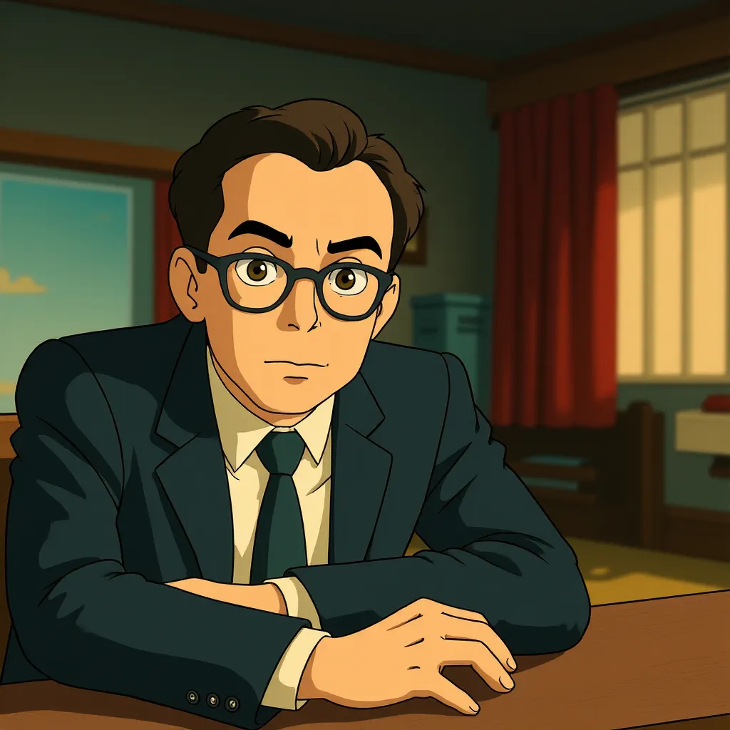 Bruno Ganz in Unknown (2011) - Anime style