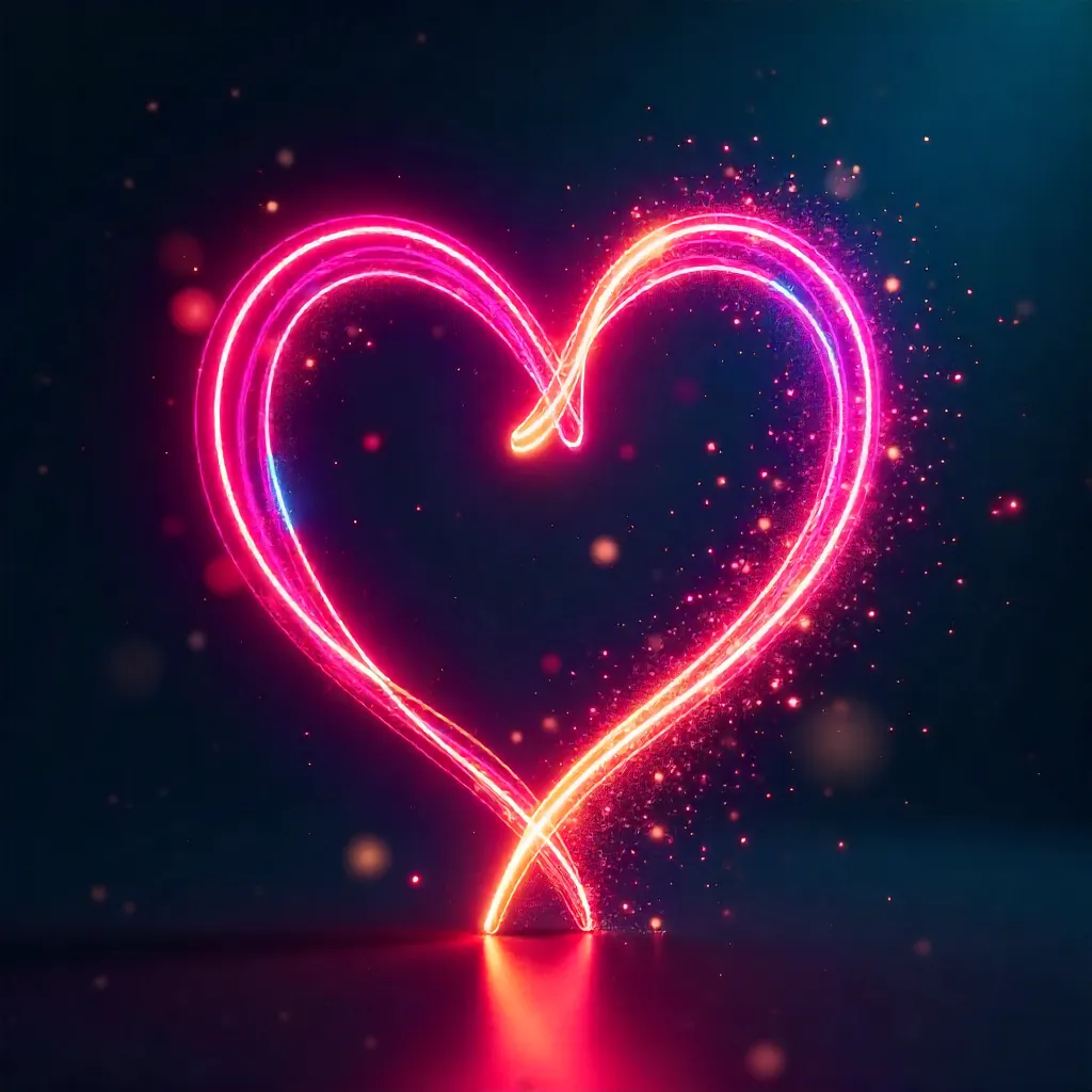 Pulsing Light Heart: Love and Energy