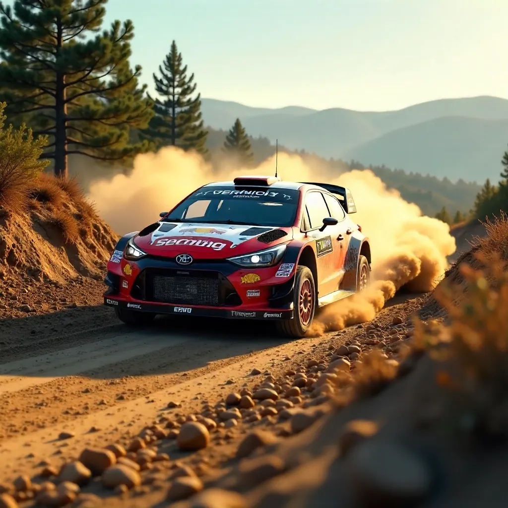 Dusty Rally Dash in Beynam, Ankara