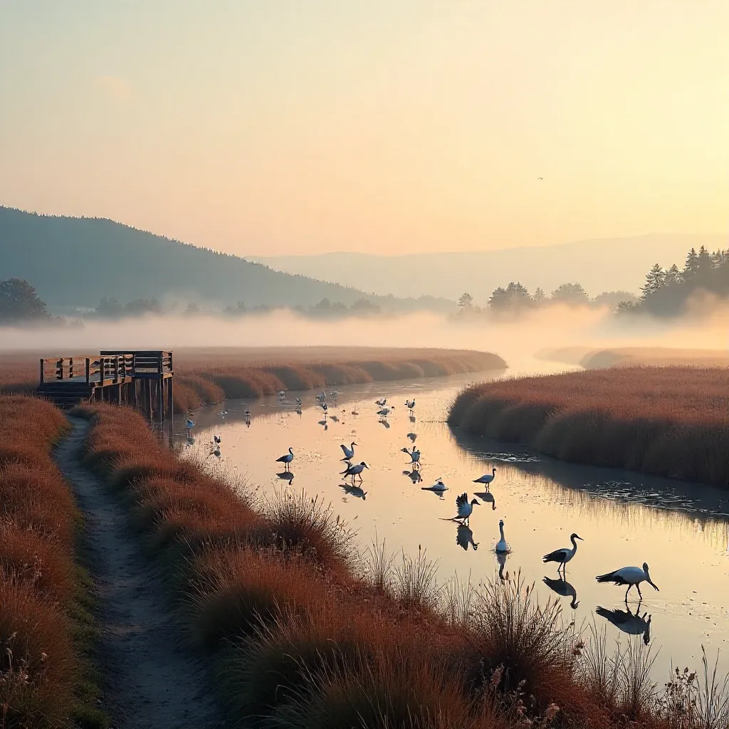 Dawn over Nallıhan Kuş Cenneti Wetlands