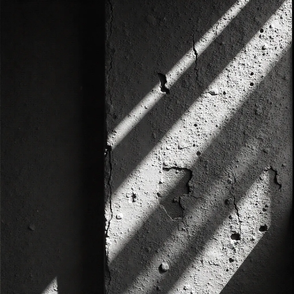 Dynamic Shadows Across Textured Concrete