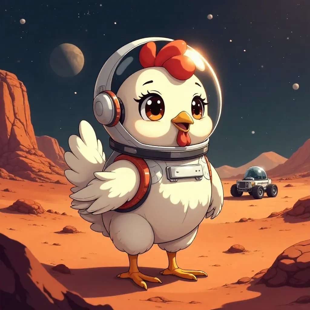 Chibi Chicken on Mars: An Anime Space Adventure