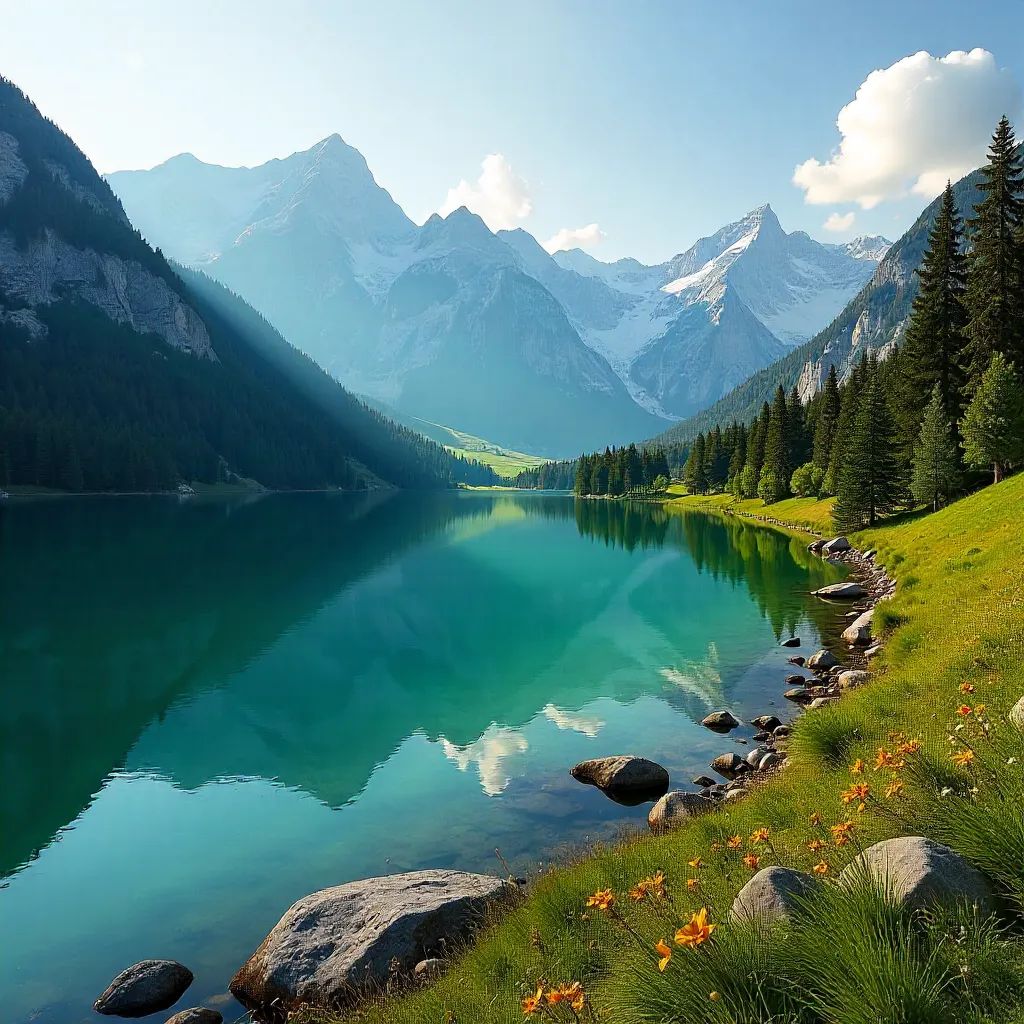 Grüner See: Alpine Emerald Mirror in Austria