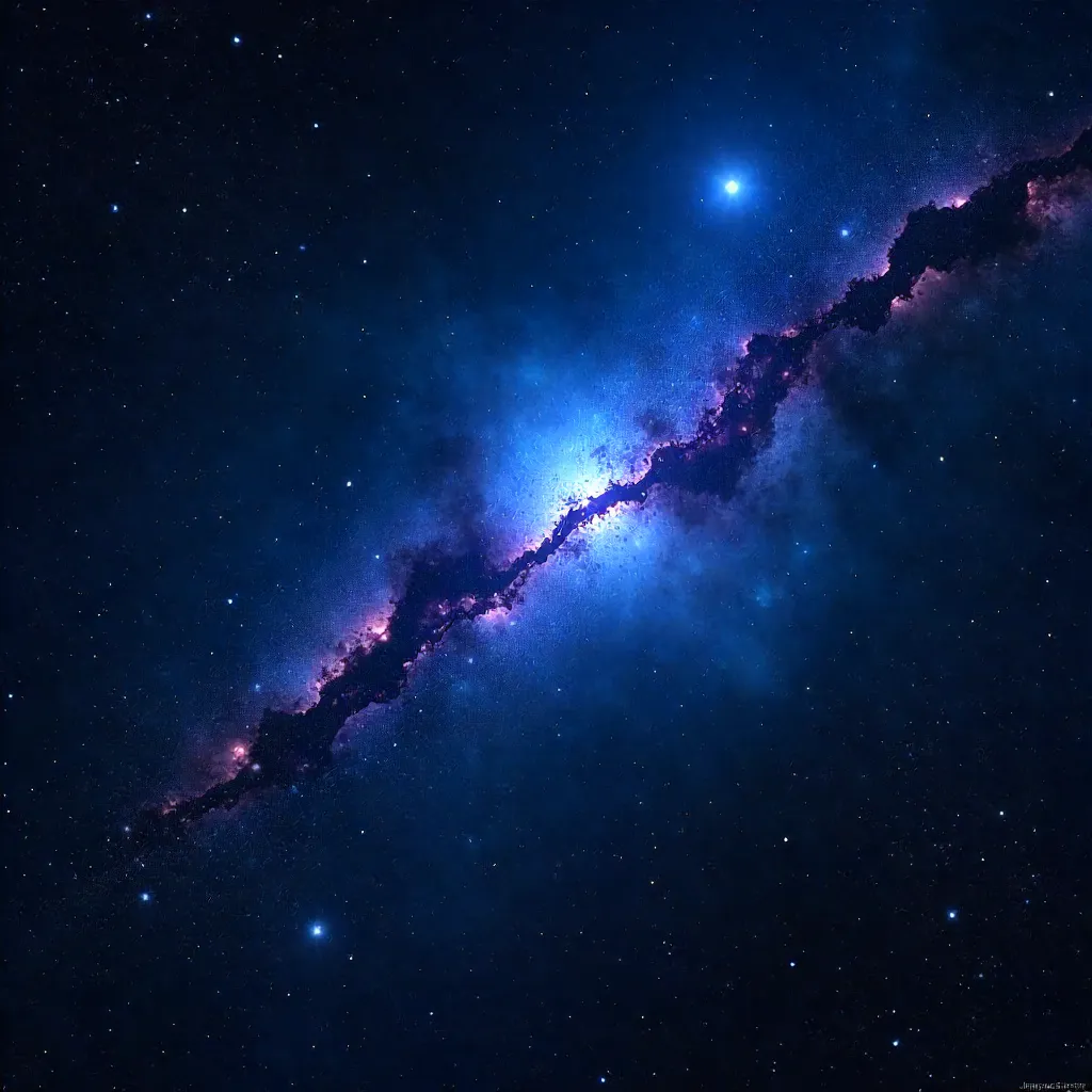 Glowing Pleiades: A Hyper-Real Deep-Space Vista