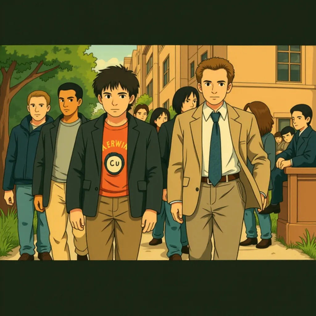 Mark Wahlberg and Will Ferrell in The Other Guys (2010) - Anime style