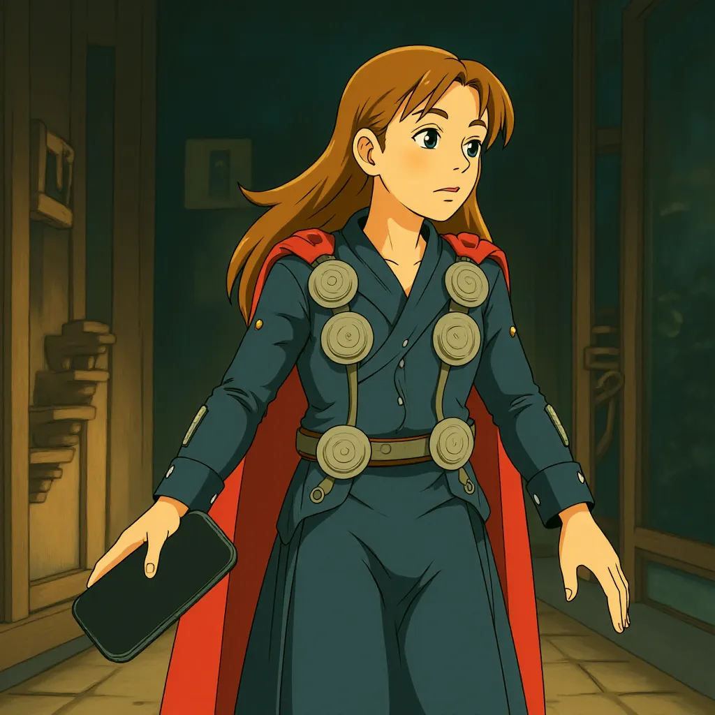 Chris Hemsworth in Thor (2011) - Anime style
