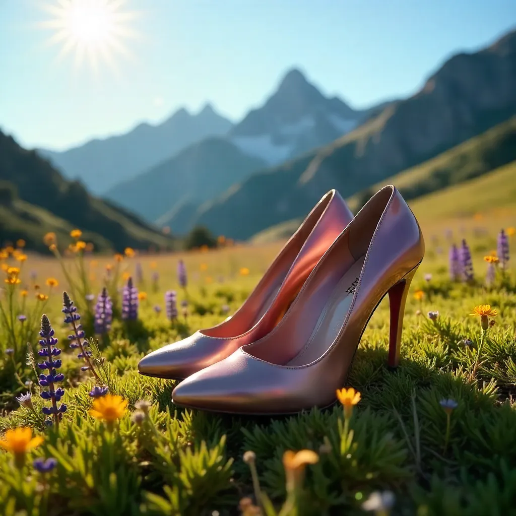 Stylish Heels in Alta Mountain Meadow