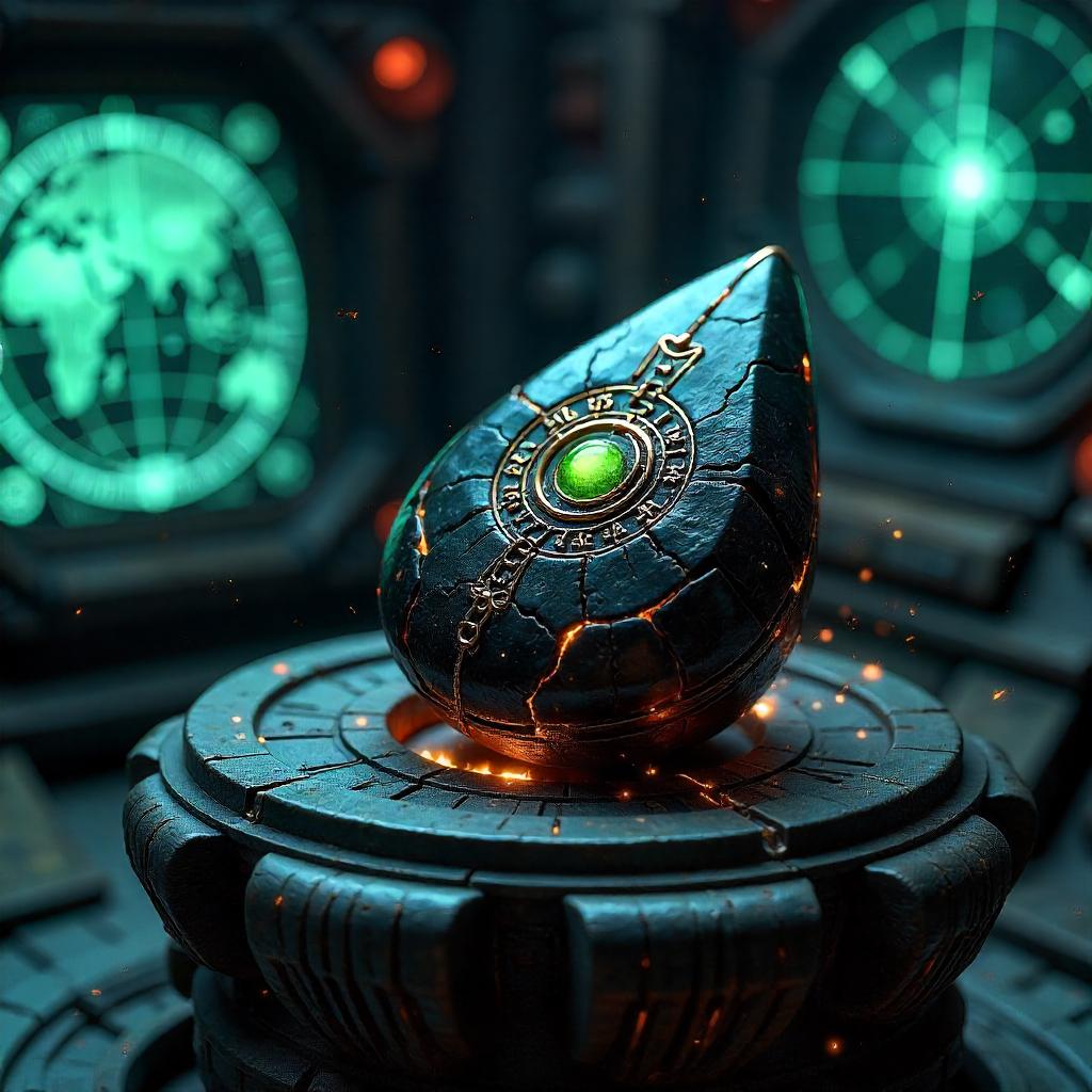 Cursed Amulet Aboard an Alien Vessel