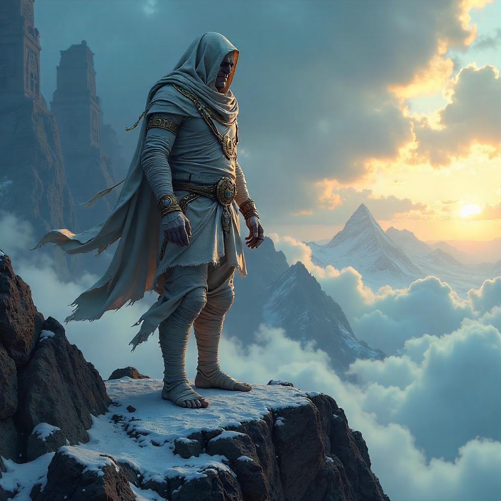 Mummy on a Mountain Peak — Concept Art