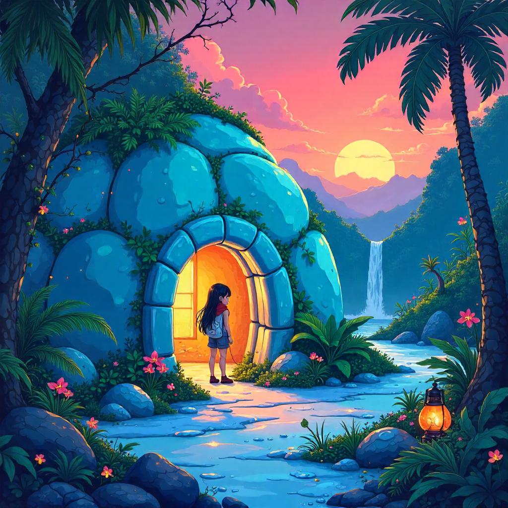 Neon Jungle Igloo: Anime Ice Sanctuary