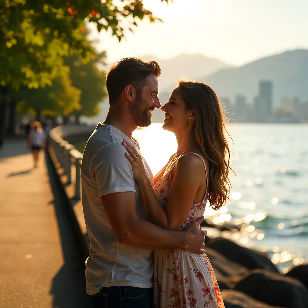 Joyful Vancouver Ocean Embrace