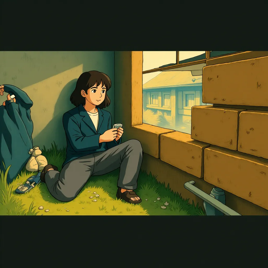 Chiwetel Ejiofor in Children of Men (2006) - Anime style