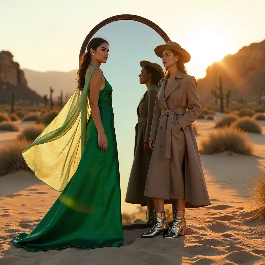 Desert Mirror Editorial in Joshua Tree