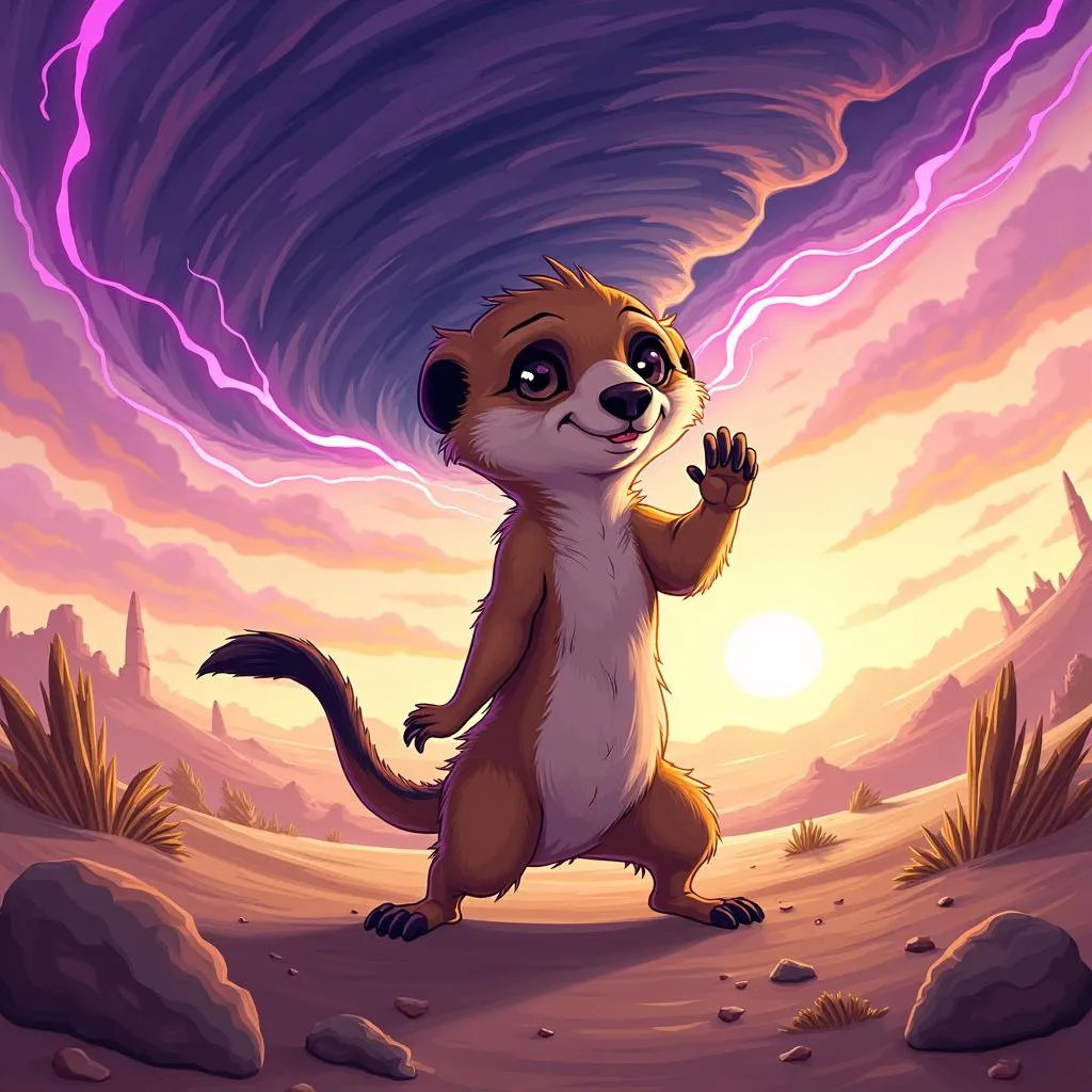 Meerkat in an Anime Tornado: Spiraling Courage
