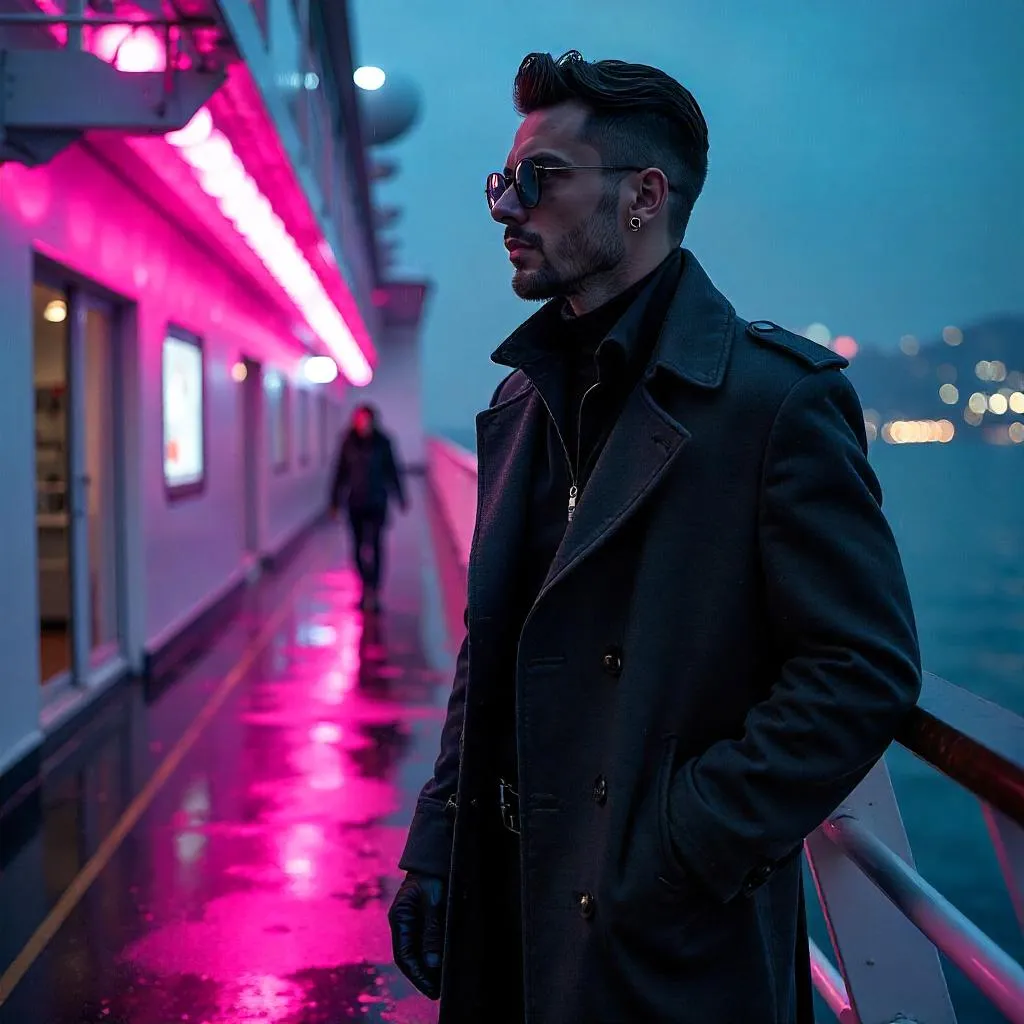 Neon Couture: Cyberpunk Cruise Night