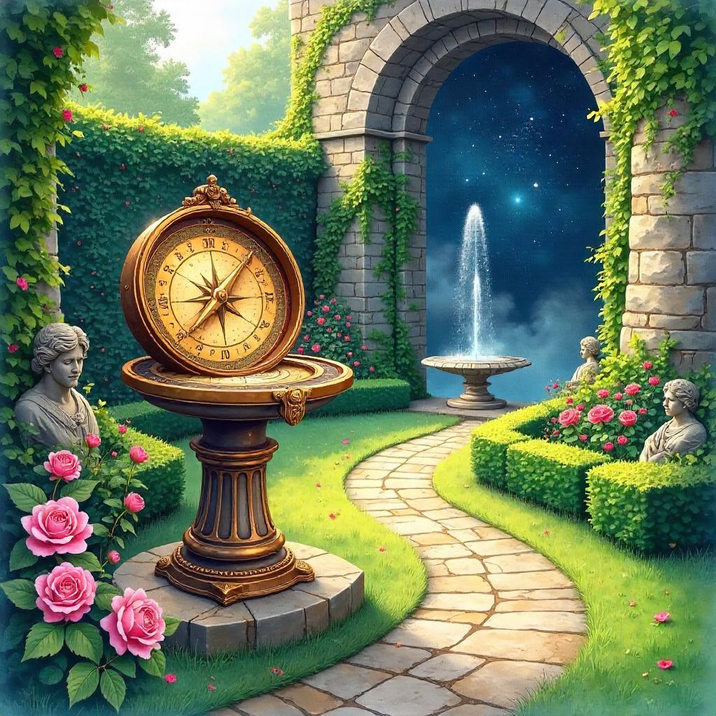 Celestial Compass in the Castle Gardens