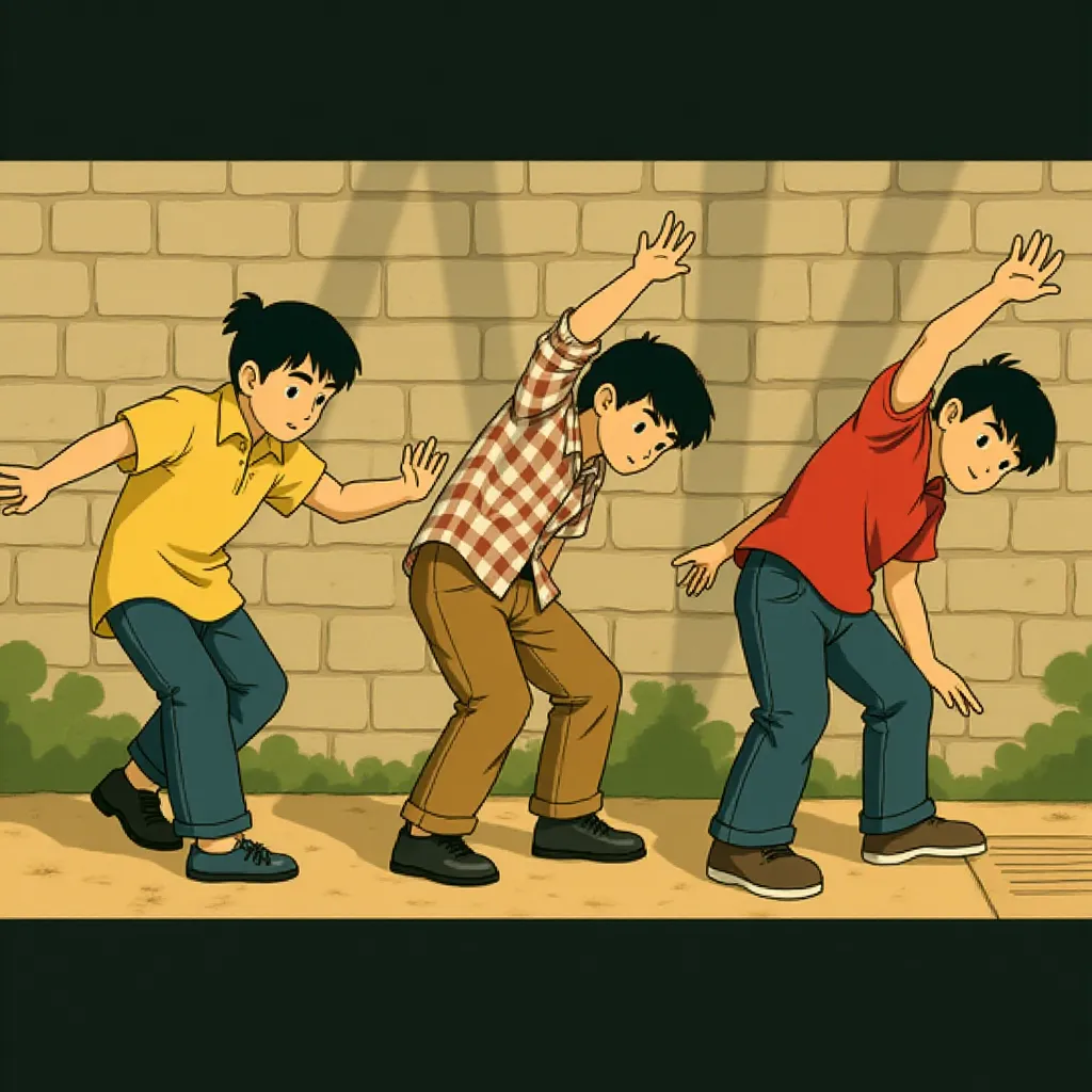 Sharman Joshi, Aamir Khan, and Madhavan in 3 Idiots (2009) - Anime style