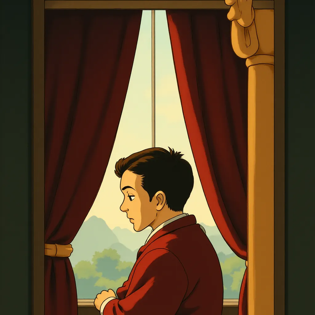 Ralph Fiennes in Conclave (2024) - Ghibli style