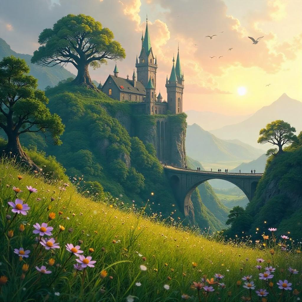 Meadow at the Edge of the Elven City