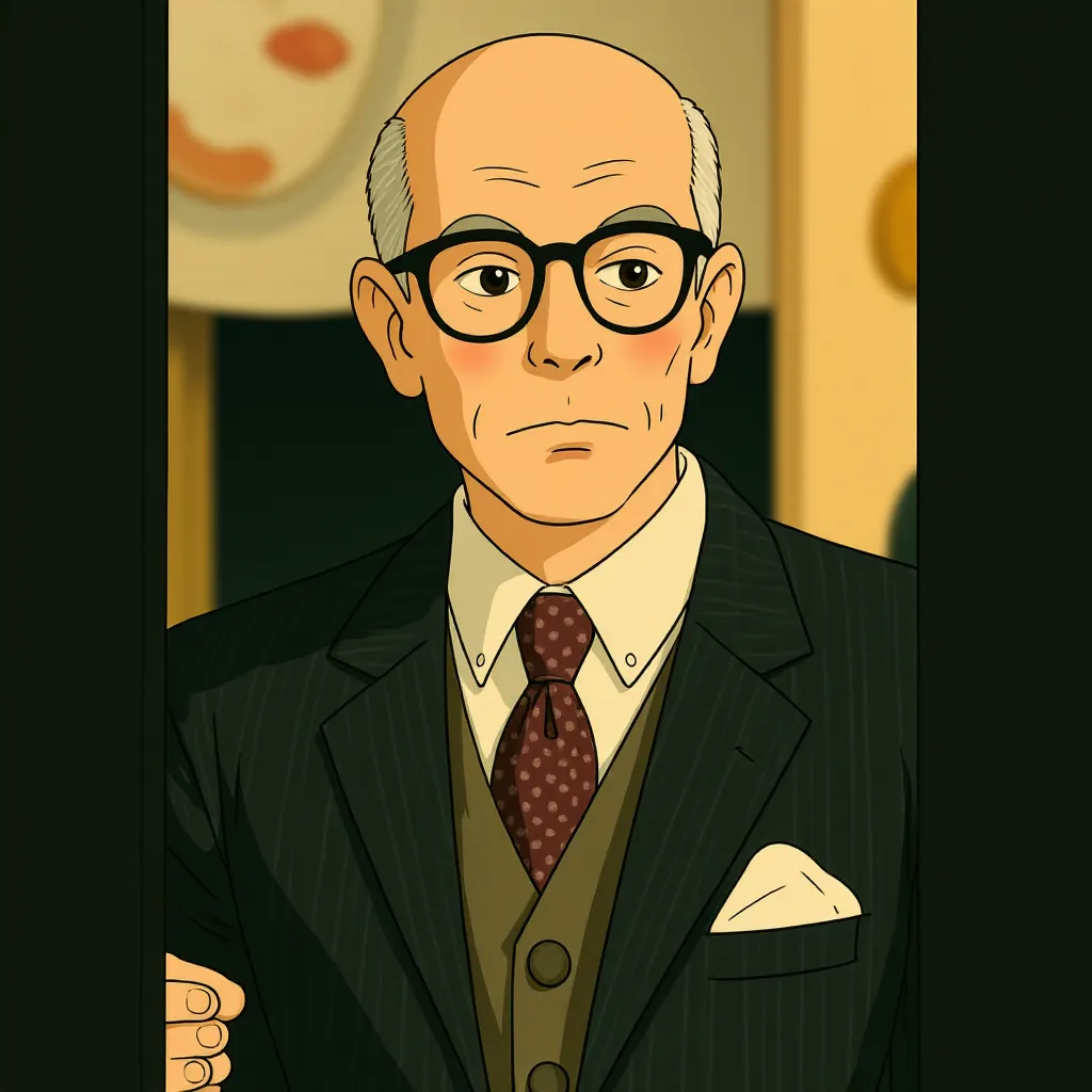 Stanley Tucci in The Devil Wears Prada (2006) - Anime style