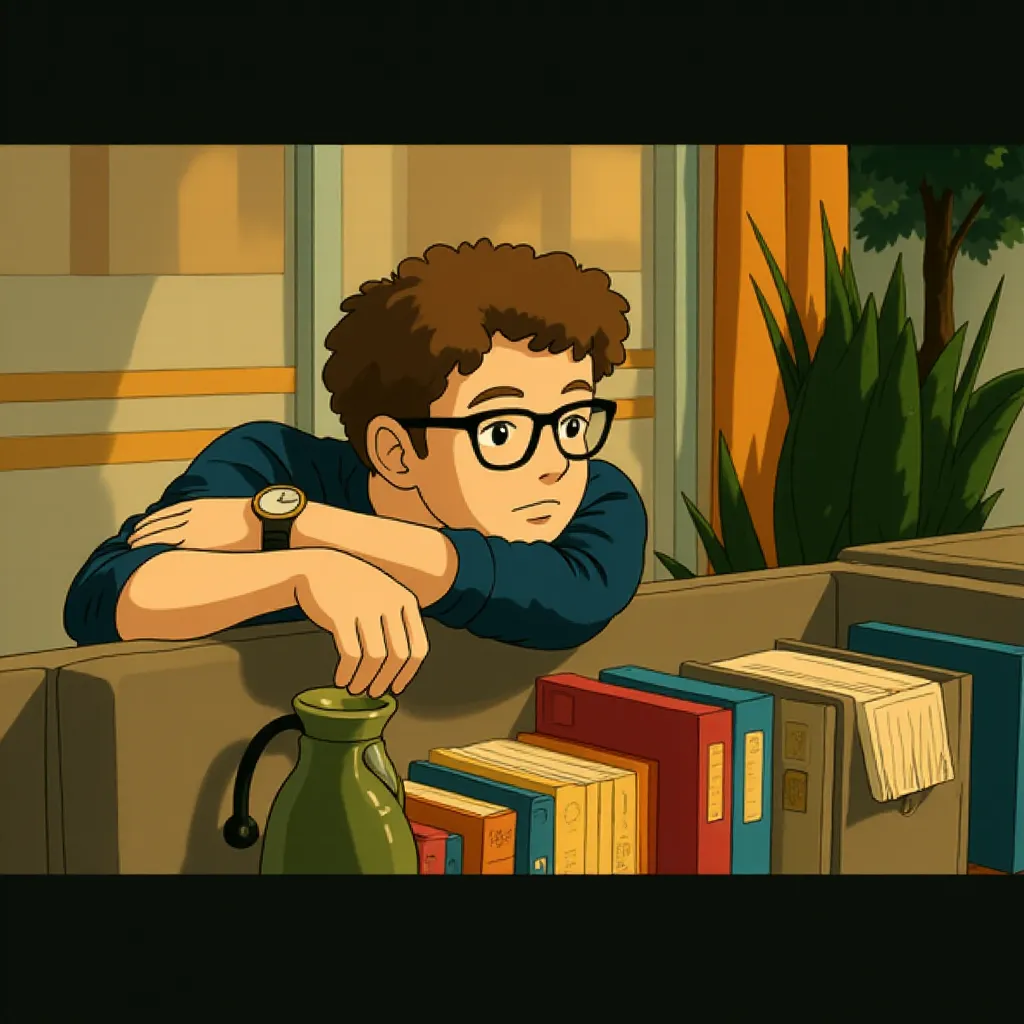 Seth Rogen in 50/50 (2011) - Anime style