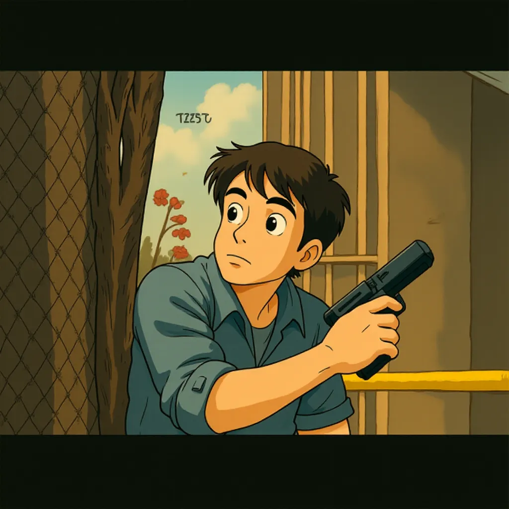 Sylvester Stallone in Escape Plan (2013) - Anime style