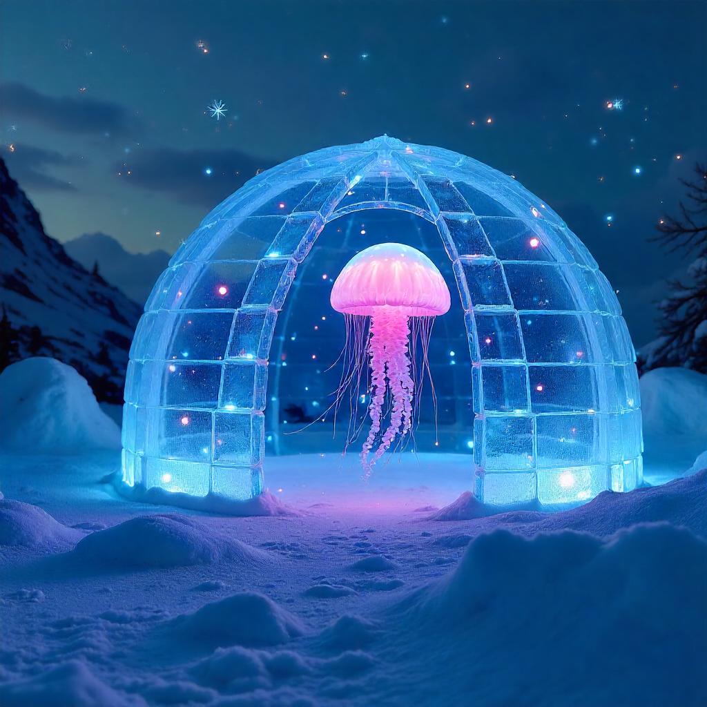 Jellyfish in an Igloo: Digital Arctic Dream