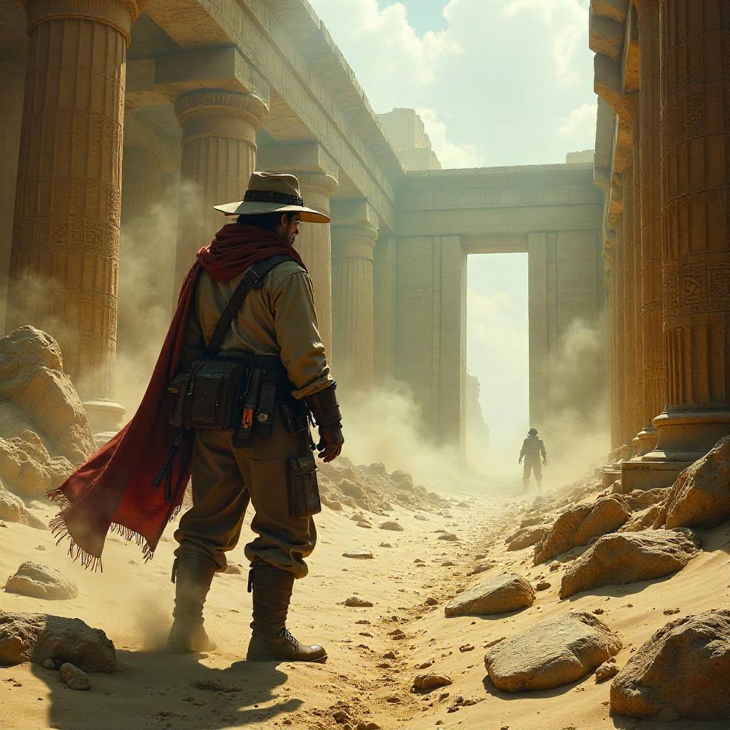 Sandstorm Archaeologist Concept Art