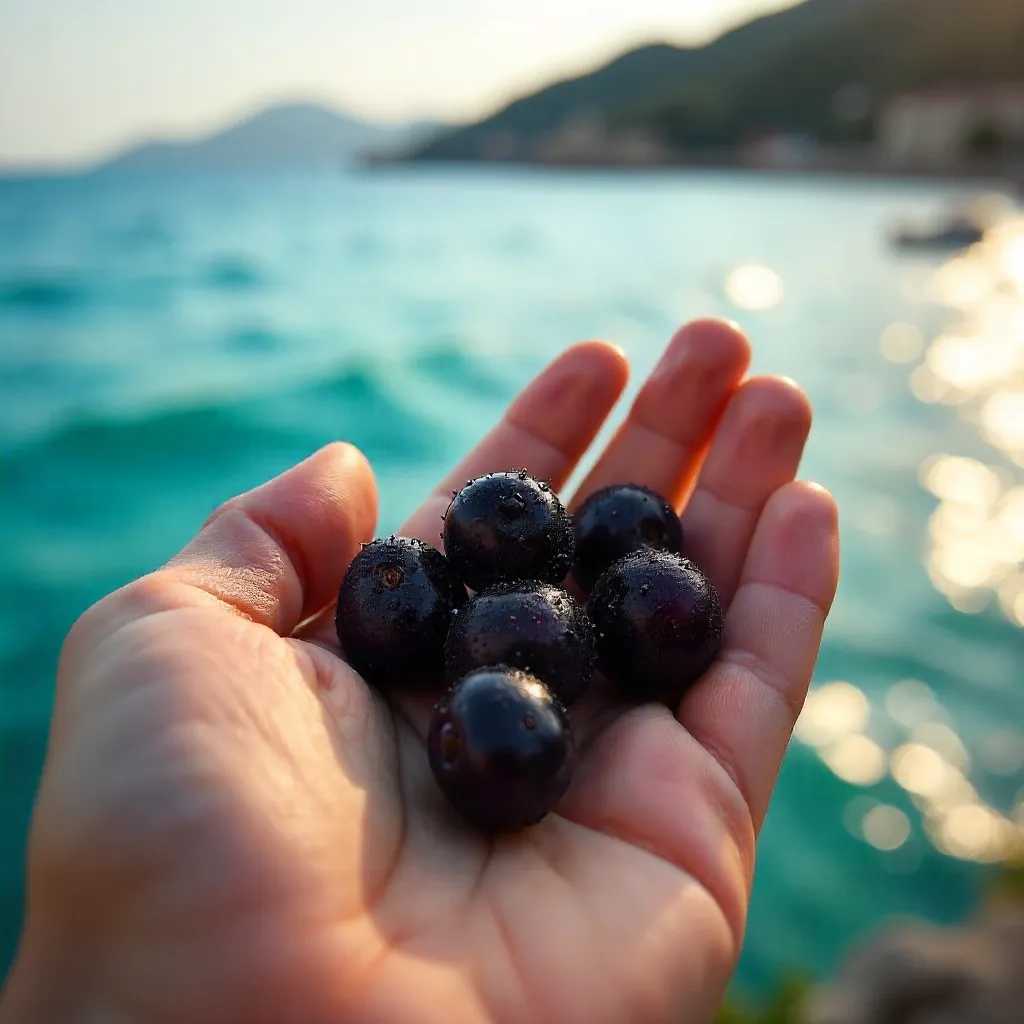 Mulberries over Turquoise Antalya Waters