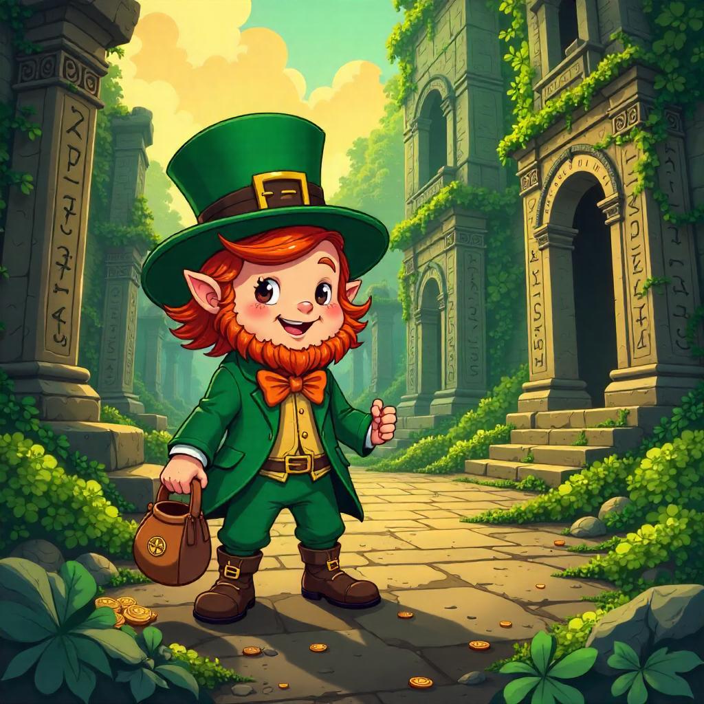 Leprechaun in a Lost City: Cartoon Adventure