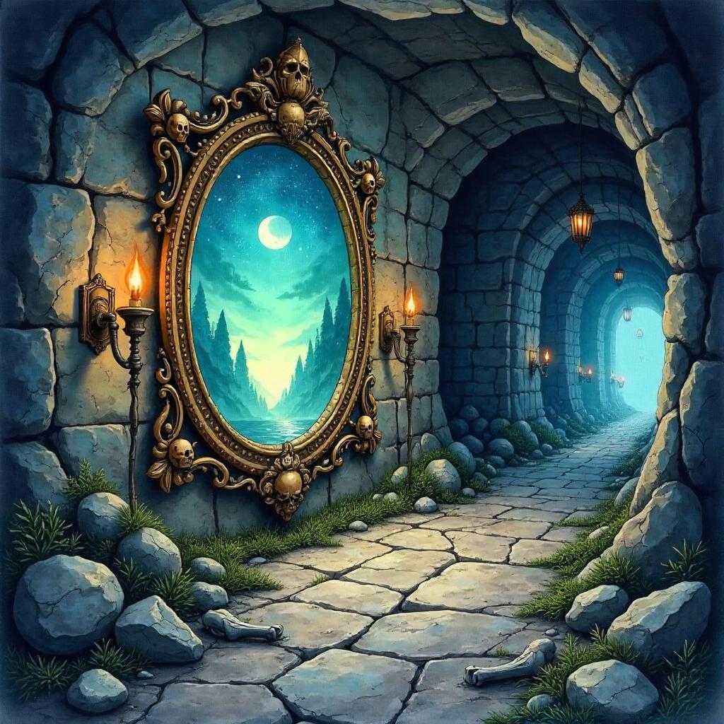 Magic Mirror in the Catacombs