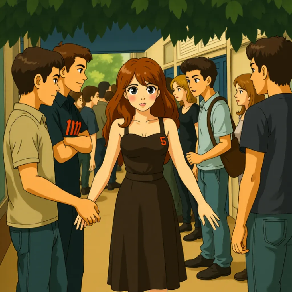 Emma Stone in Easy A (2010) - Anime style