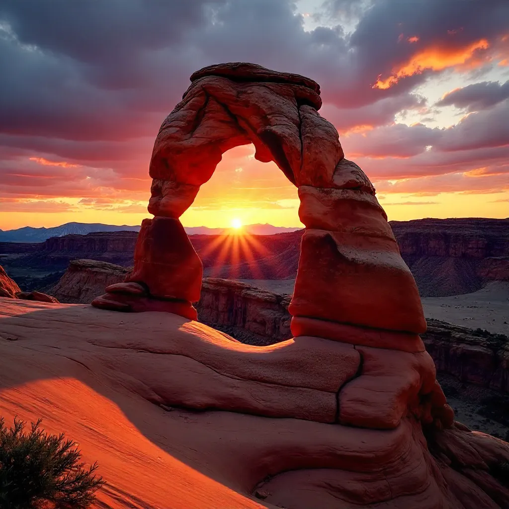Delicate Arch Sunset over Arches National Park