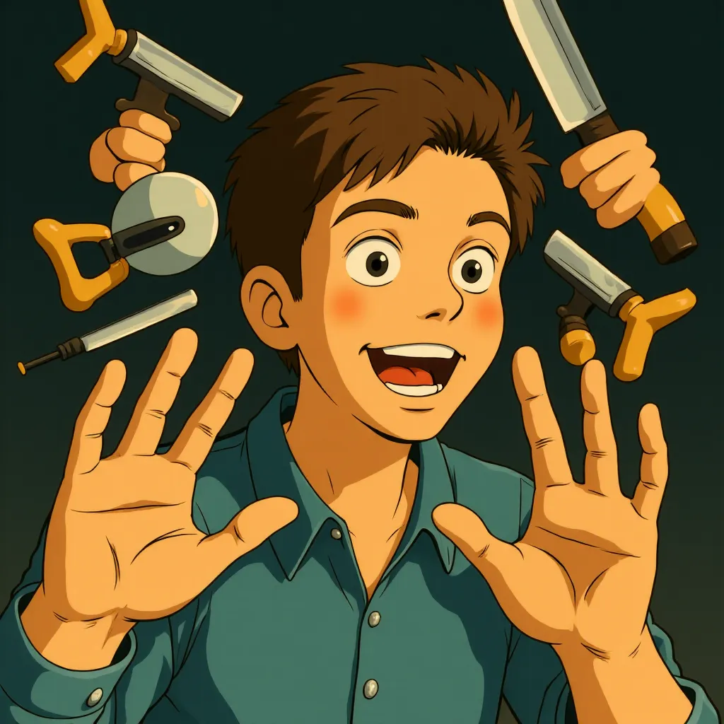 Jack Quaid in Novocaine (2025) - Ghibli style