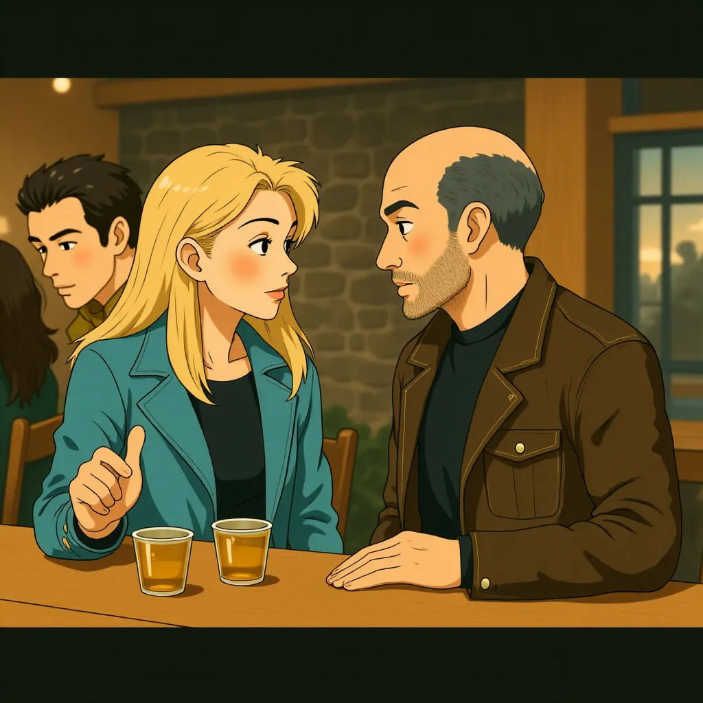 Rob Corddry and Collette Wolfe in Hot Tub Time Machine (2010) - Anime style