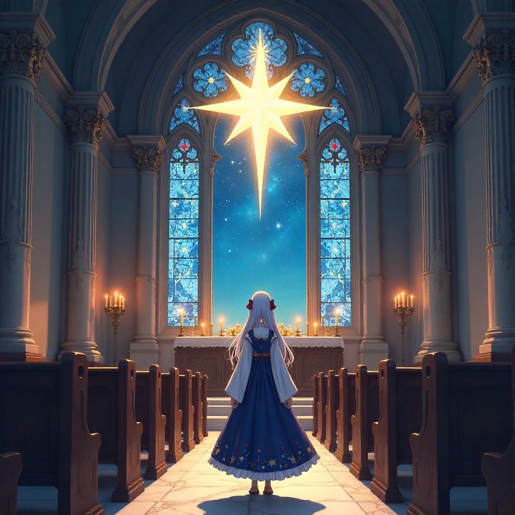 Celestial Star in an Anime Chapel