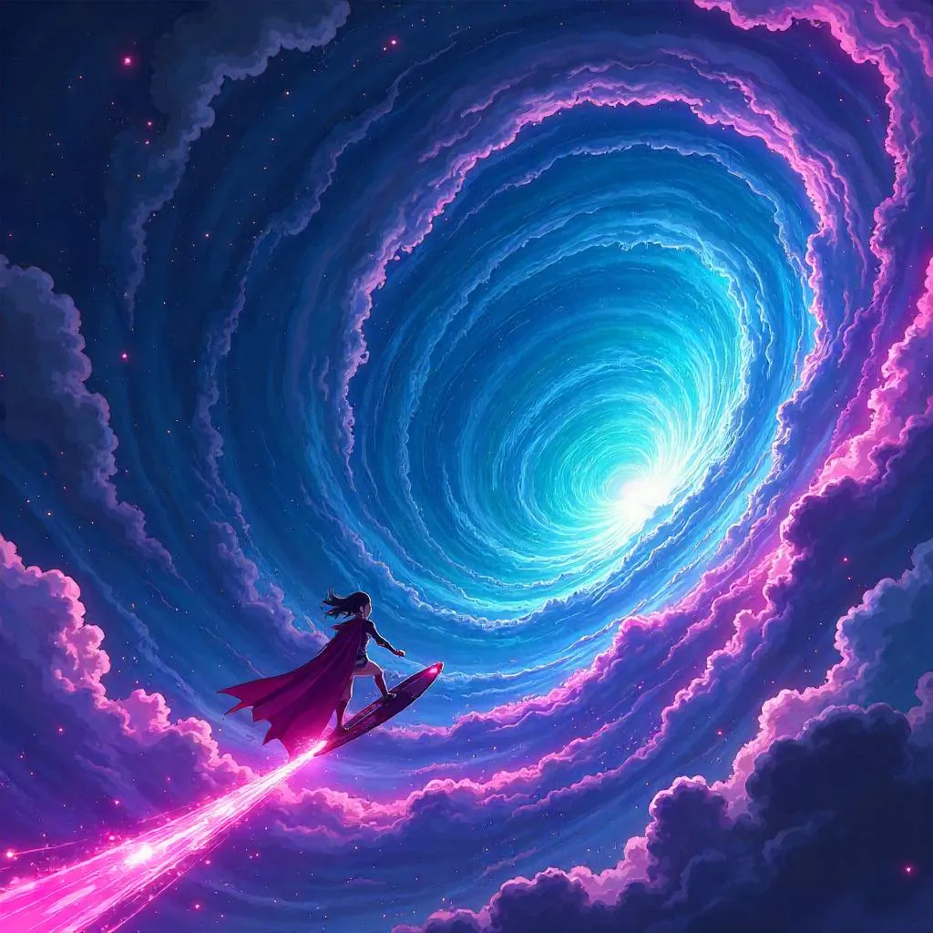 Hurricane Nebula: Anime Storm in Space