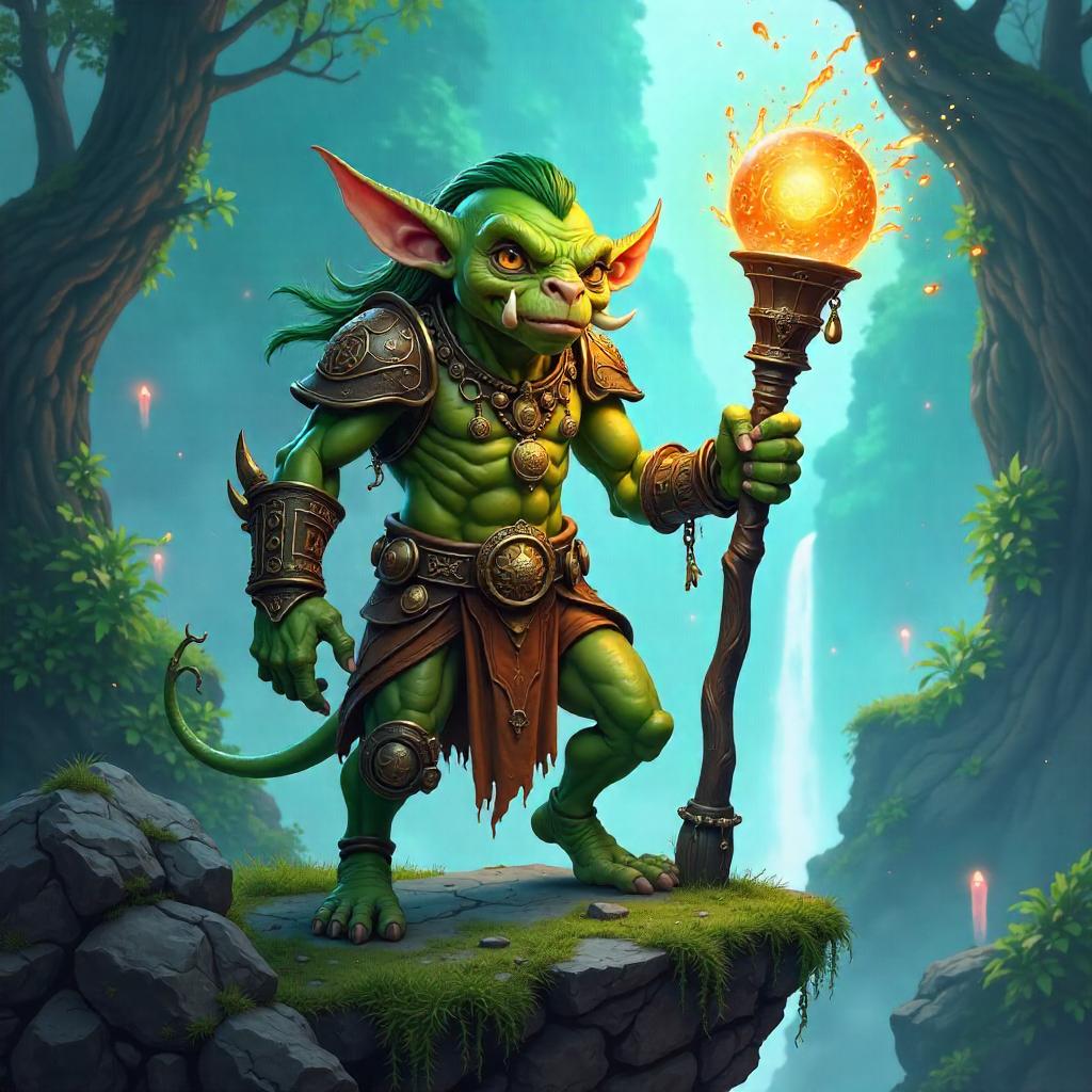 Goblin Concept Art in a Magical Realm