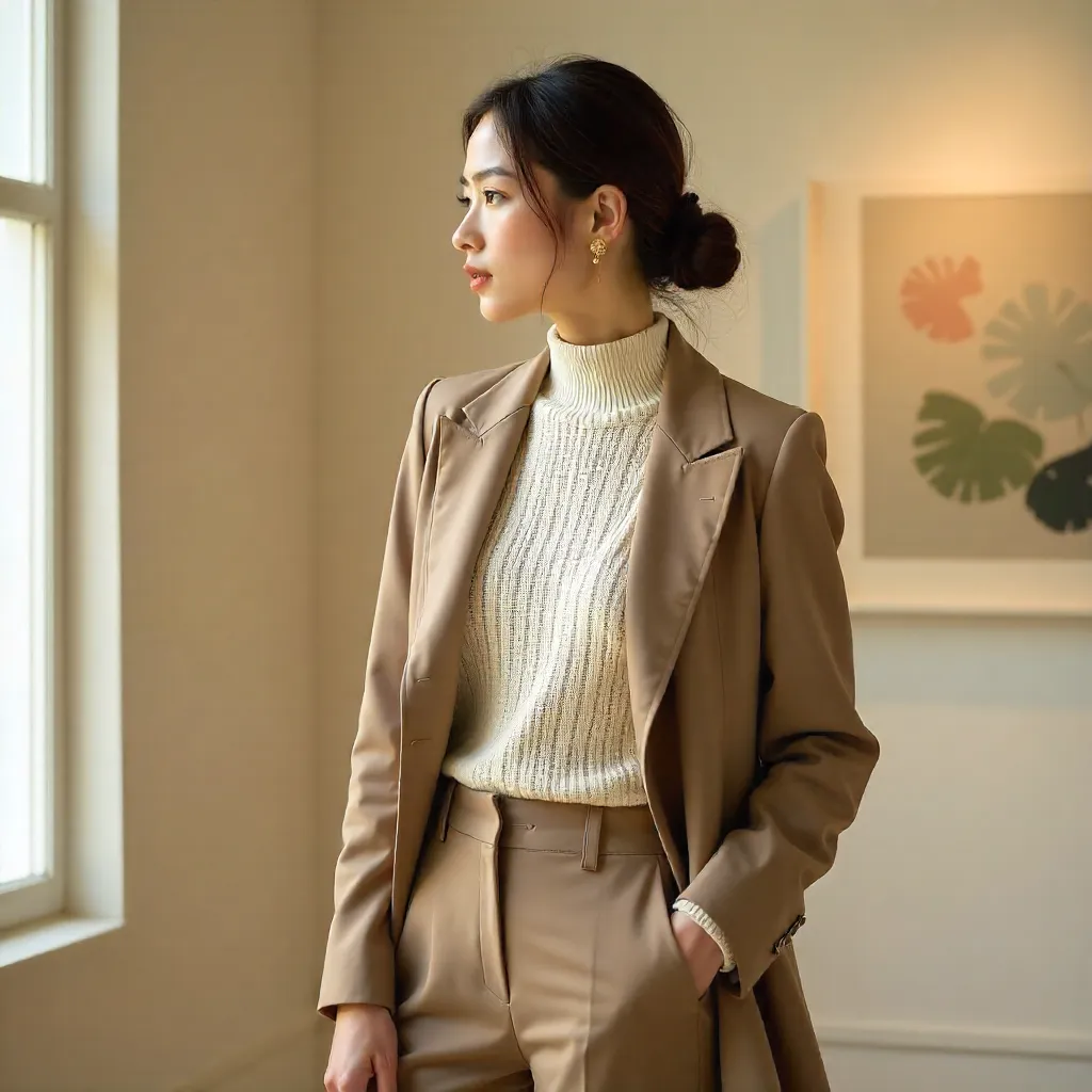 Aesthetic Fashion Portrait for Art Appreciation