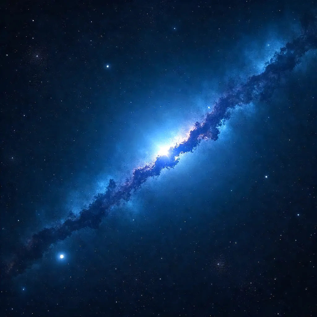 Pleiades: A Glowing Blue Cluster in Deep Space