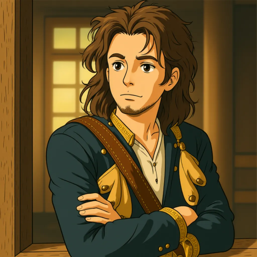 Jack Davenport in Pirates of the Caribbean: Dead Man's Chest (2006) - Anime style