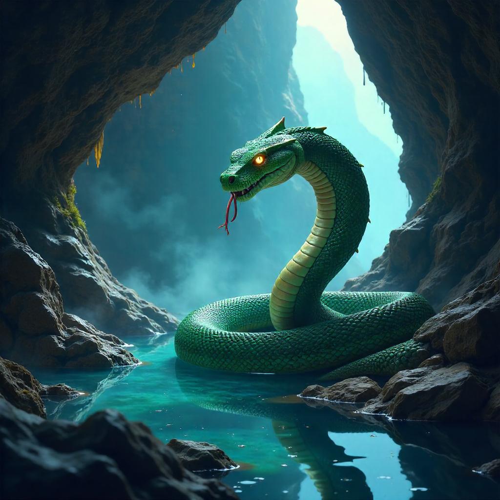 Cavebound Serpent: Digital Mountain Lair