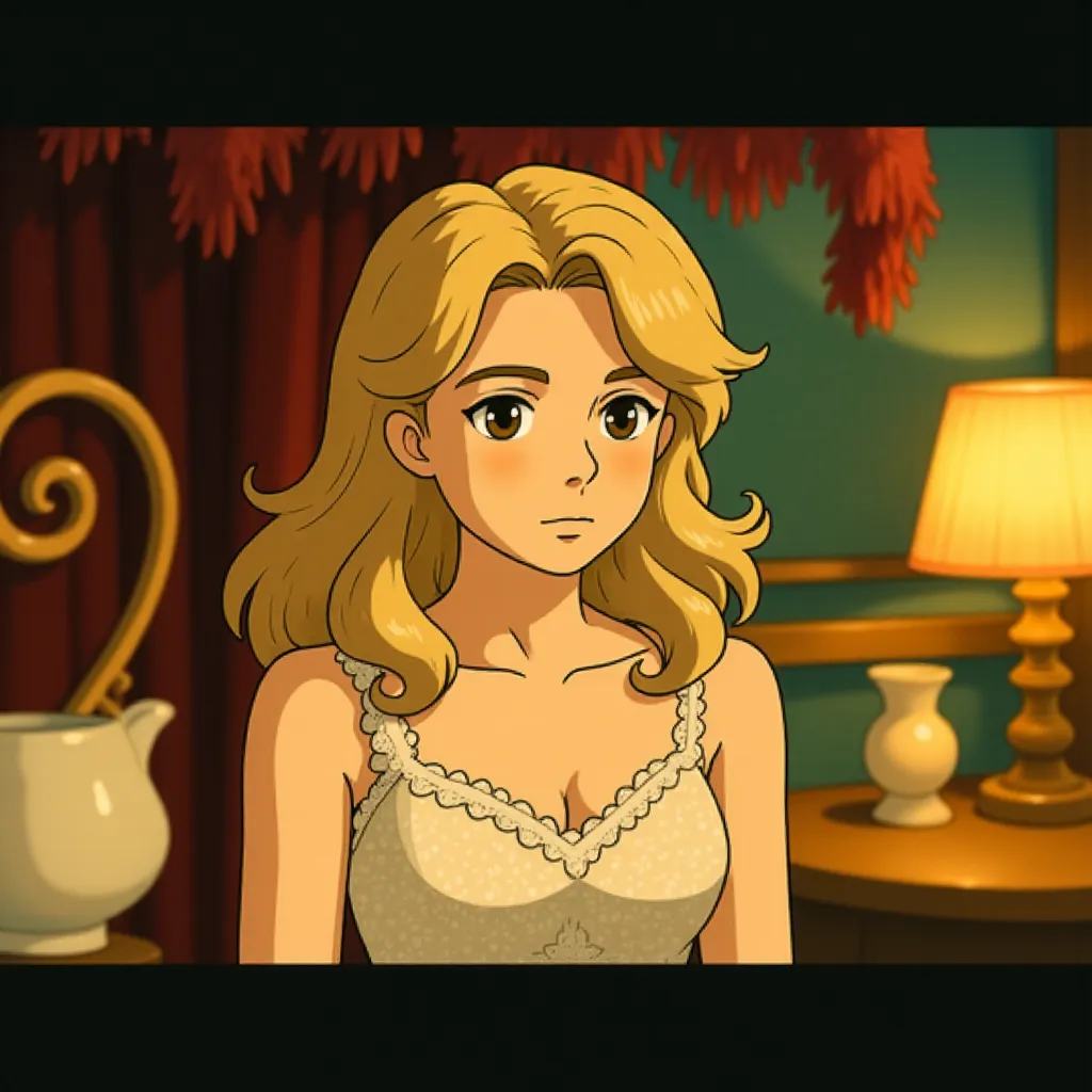 January Jones in X-Men: First Class (2011) - Anime style