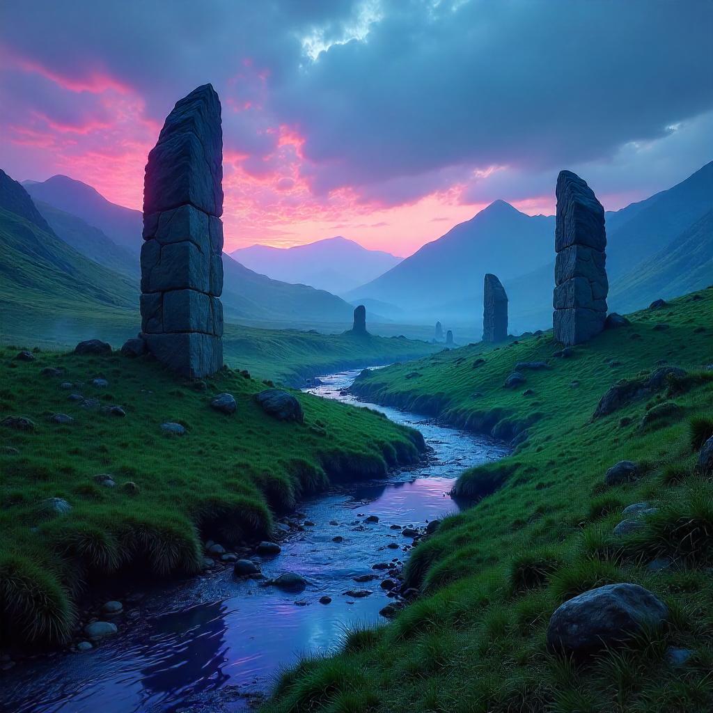 Valley of Megalithic Echoes Within Stonehenge