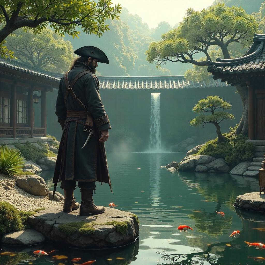 Pirate in a Zen Garden: Concept Art