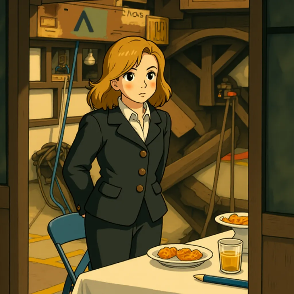 Sigourney Weaver in Chappie (2015) - Anime style