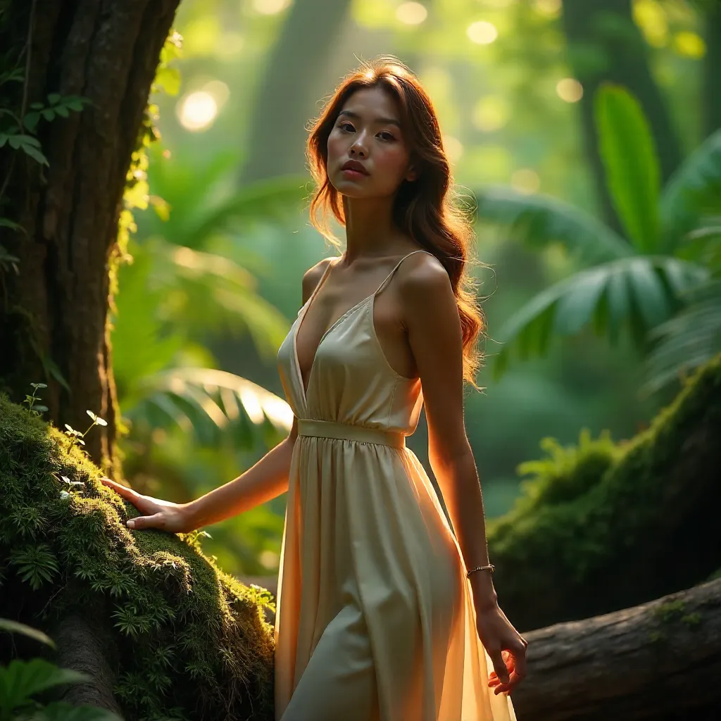 Serene Elegance Amid Verdant Greenery