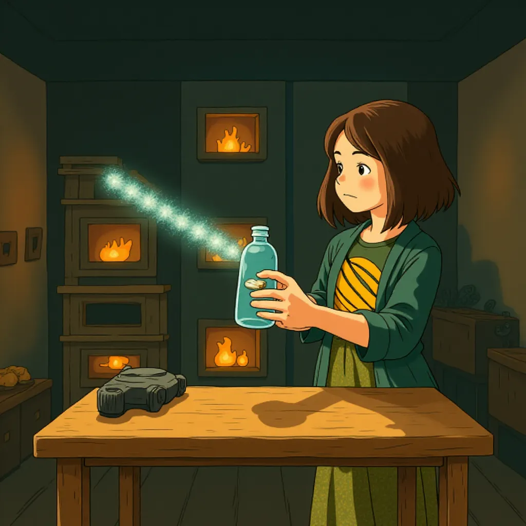 Emma Myers in A Minecraft Movie (2025) - Ghibli style