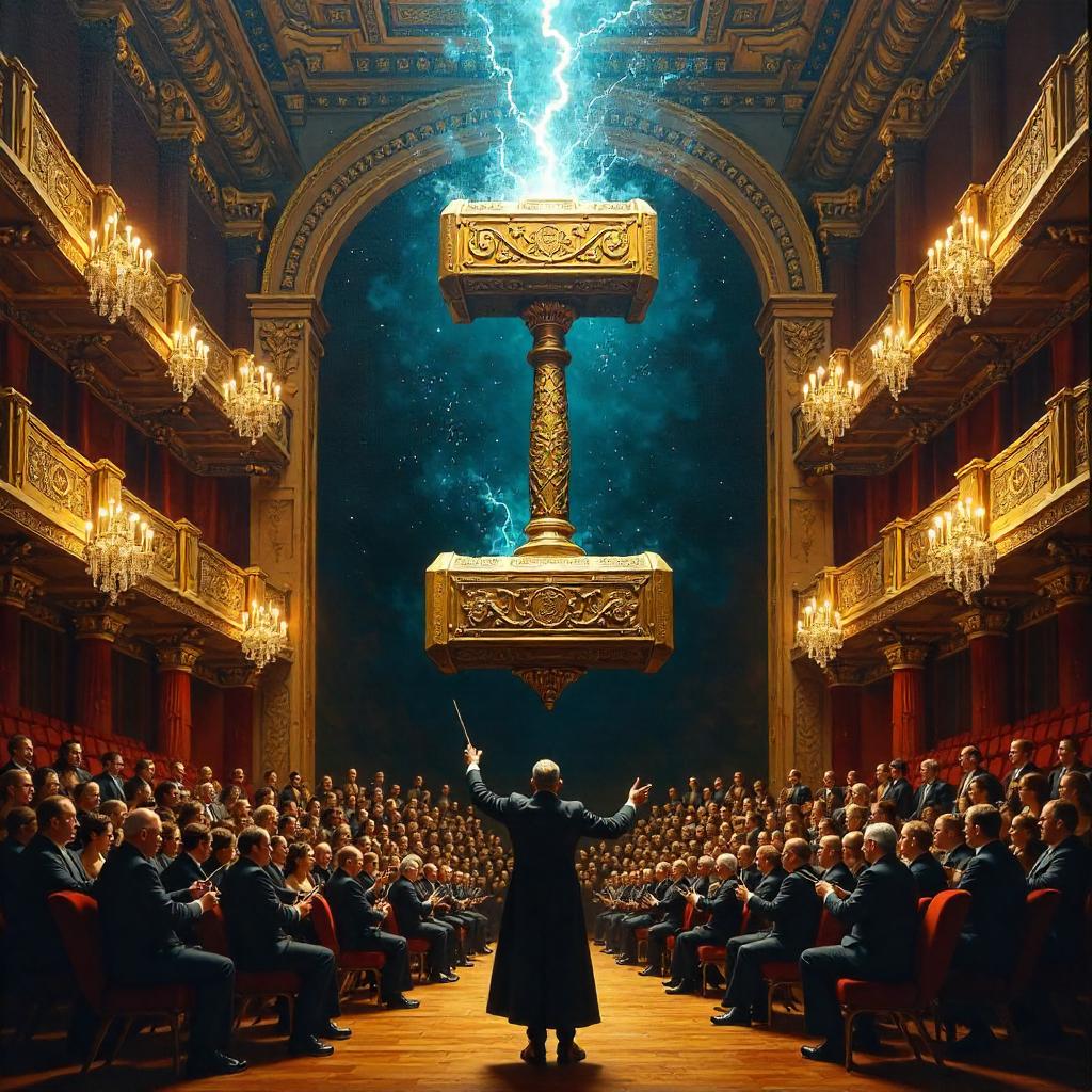 Divine Hammer in a Grand Concert Hall