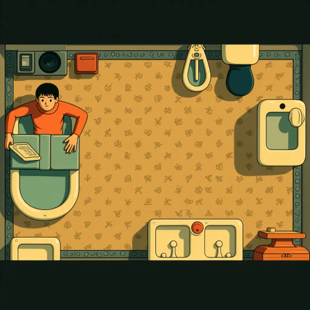 Benicio Del Toro in The Phoenician Scheme (2025) - Ghibli style